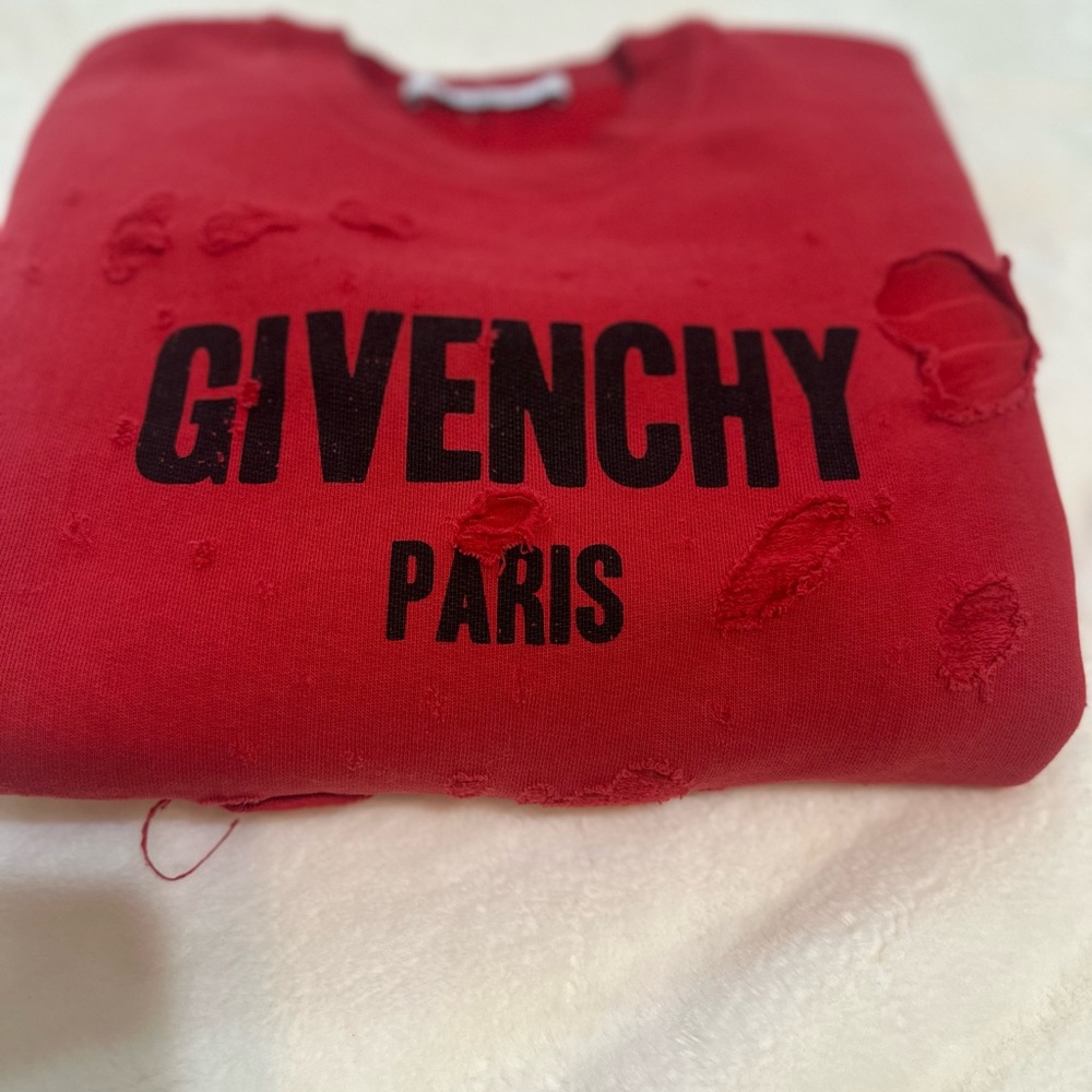 Givenchy Vibrant Red Sweatshirt